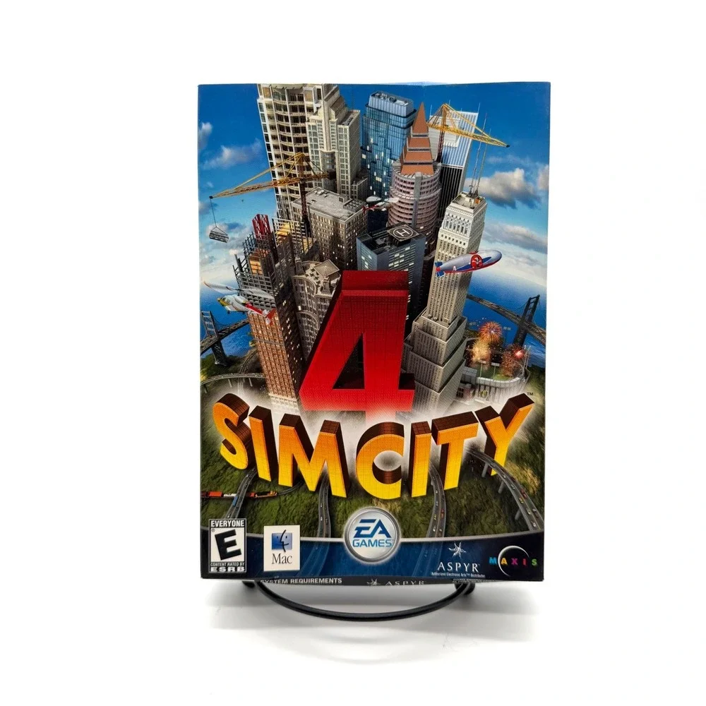 SimCity 4 Mac‎ CD-ROM Big Box EA Games Aspyr Maxis Classic PC Big Box